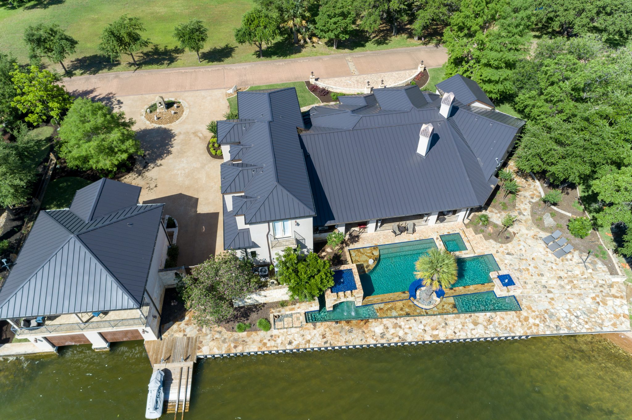 Curated visual reference: Fresh Look at Roof Project Private Peninsula Weekend Getaway And Boathouse
