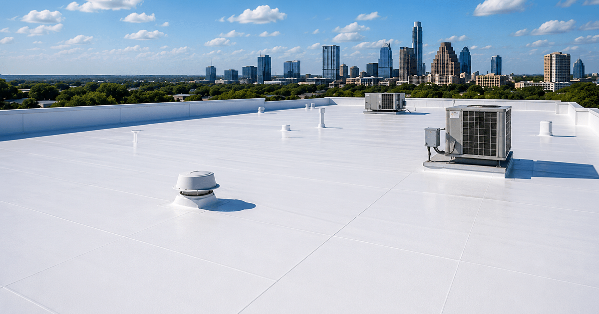 TPO Roofing in Austin & Central Texas: Cost, Lifespan, Repairs, and Replacement Timing