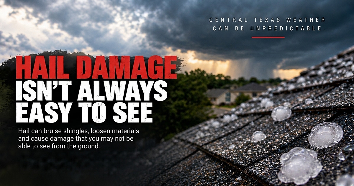 San Antonio Hailstorm: Can Roof Damage Be Seen from the Ground?