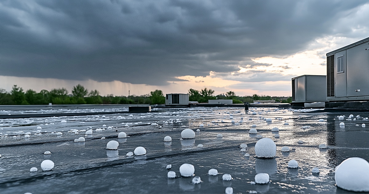 What Can Hail Do to a Commercial Roof? Signs of Damage Property Owners Should Know
