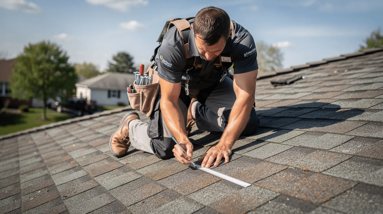 Texas roof damage inspection to determine how the 25% roofing rule may apply.
